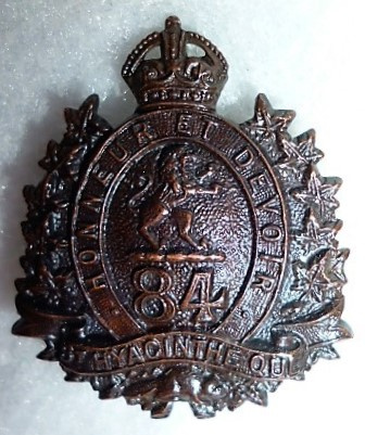MM230 - 84th Hyacinthe Regiment Collar Badge 